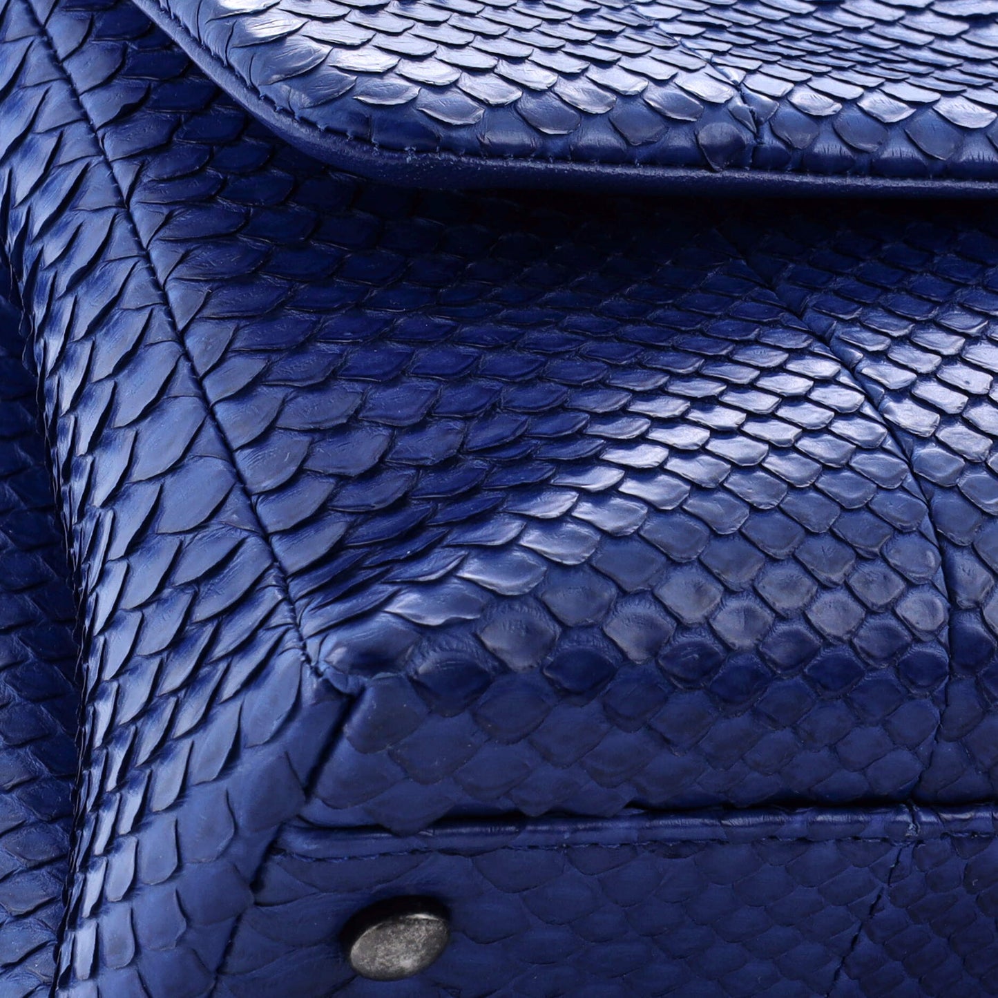 Coco Top Handle Bag Python Small