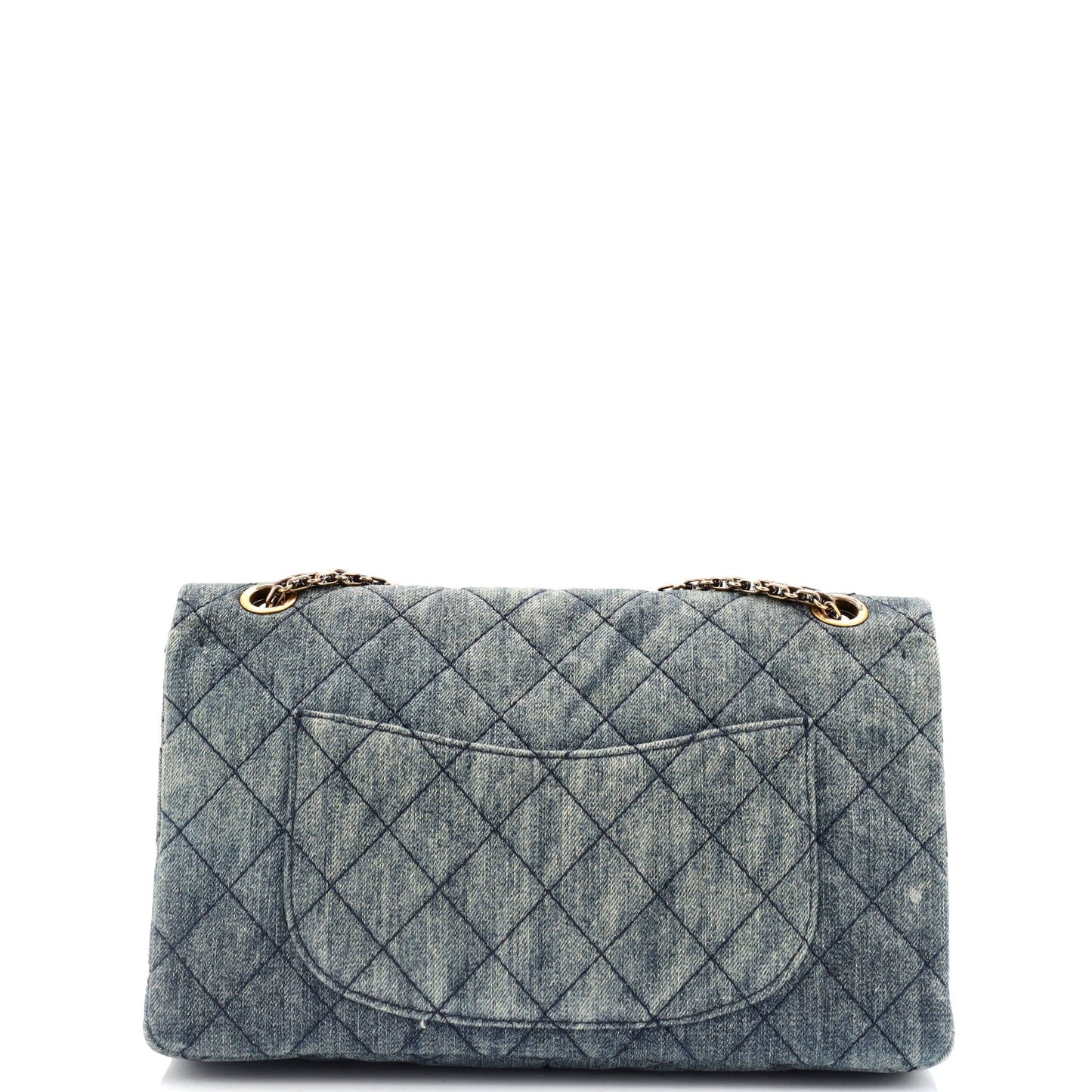 Reissue 2.55 Flap Bag Quilted Denim 227