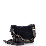 Gabrielle Hobo Shearling and Leather Small