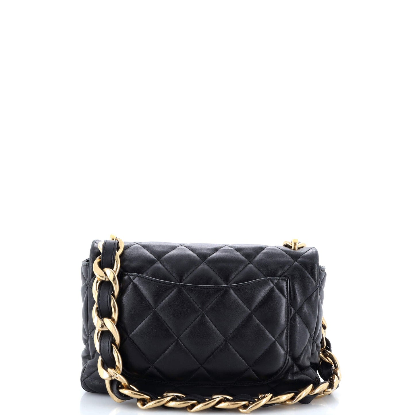 Funky Town Flap Bag Quilted Lambskin Large