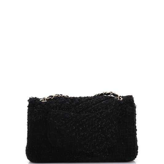 Classic Double Flap Bag Patchwork Tweed Medium