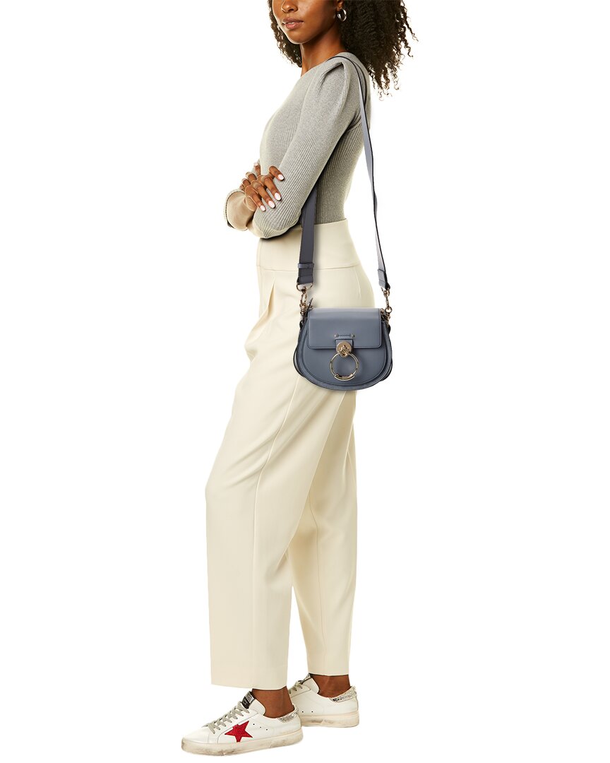 CHL - Chloe Tess Small Leather & Suede Shoulder Bag