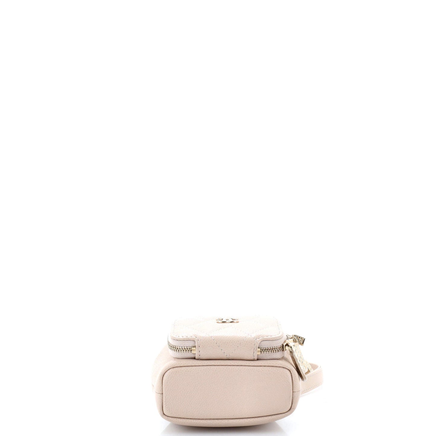 Business Affinity Drawstring Bucket Bag Quilted Caviar Mini