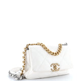 19 Flap Bag Quilted Leather Medium