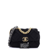 19 Flap Bag Quilted Jersey Medium
