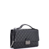 CC University Flap Bag Quilted Goatskin Medium