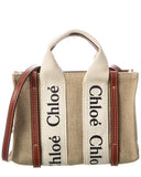 CHL - CC o? Woody Mini Canvas & Leather Tote