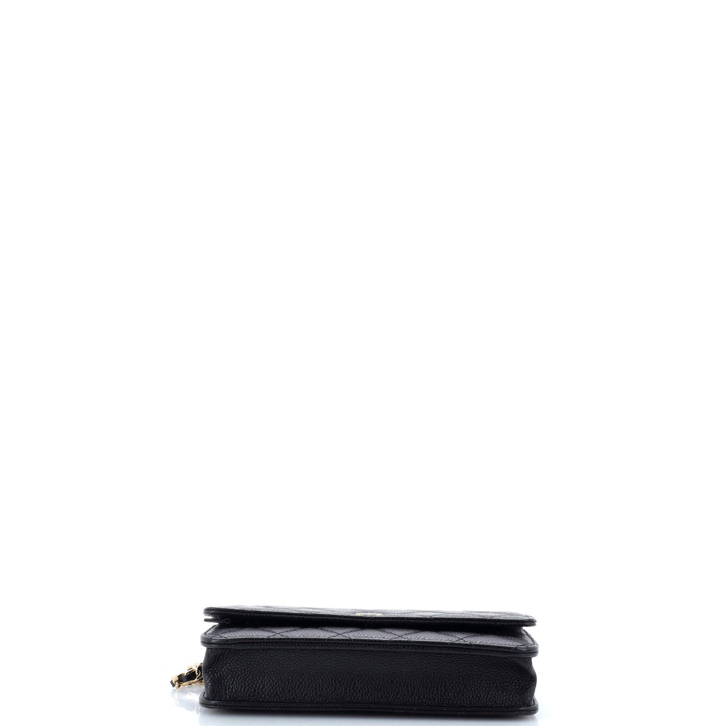Wallet on Chain Quilted Caviar