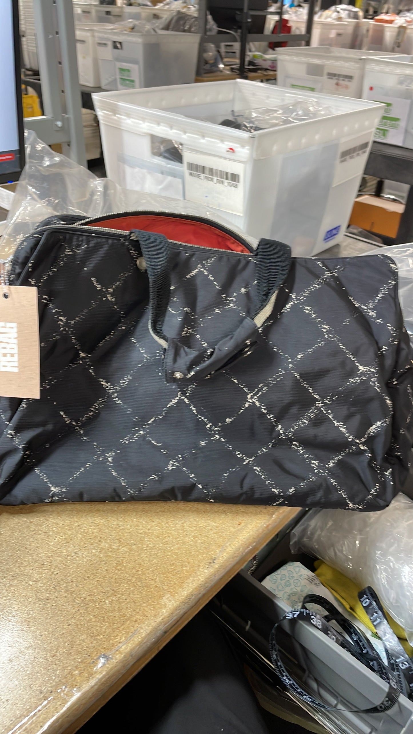Travel Line Boston Bag Printed Nylon Medium