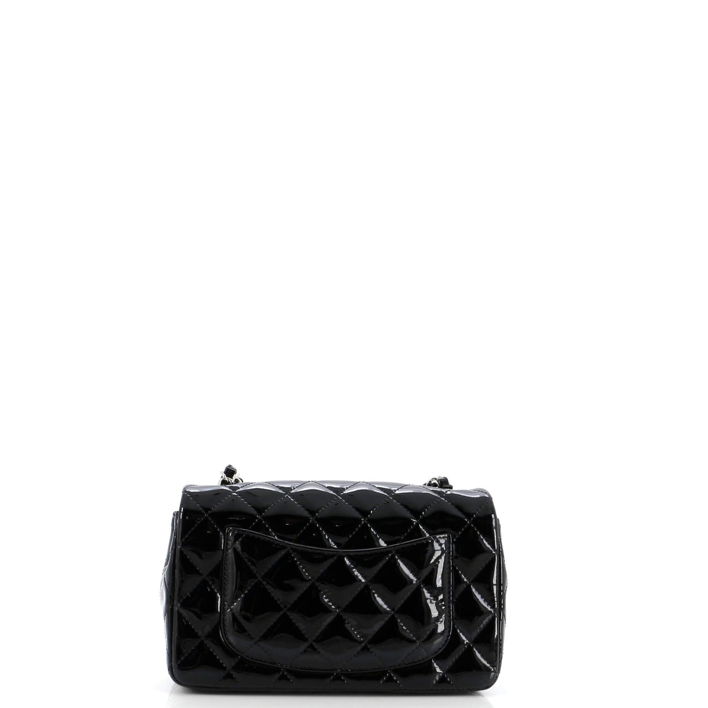 Classic Single Flap Bag Quilted Patent Mini