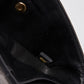 Chanel Black leather Chocolate Bar Flap Bag With 24K Gold Plated Hardware