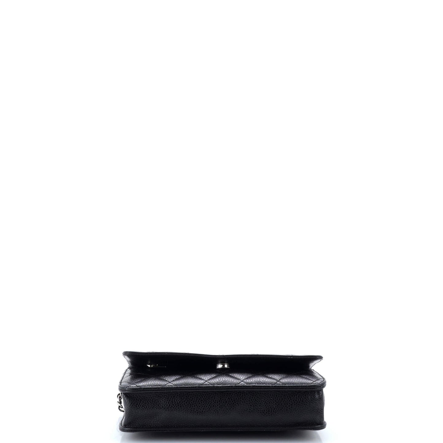 Wallet on Chain Quilted Caviar