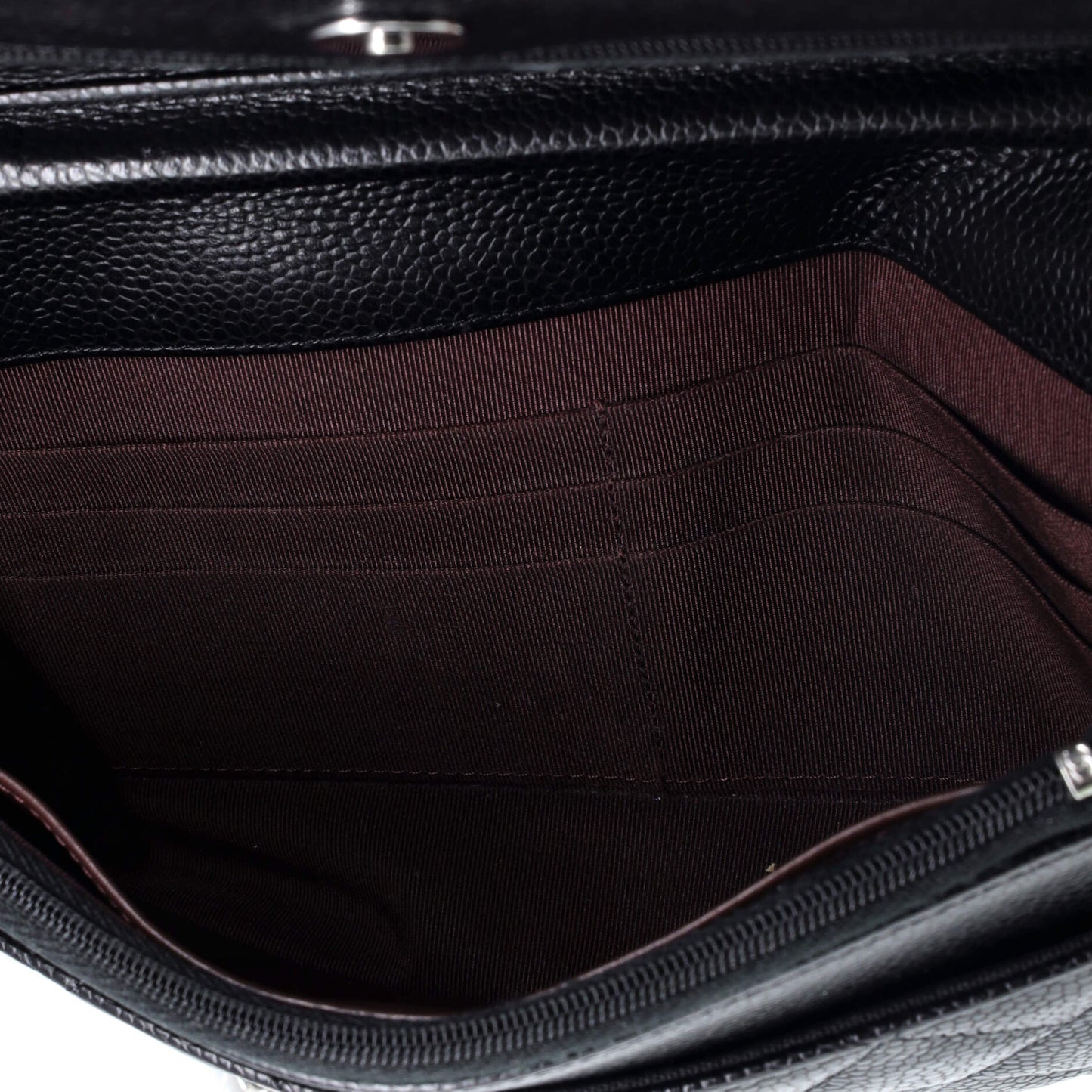 Wallet on Chain Quilted Caviar