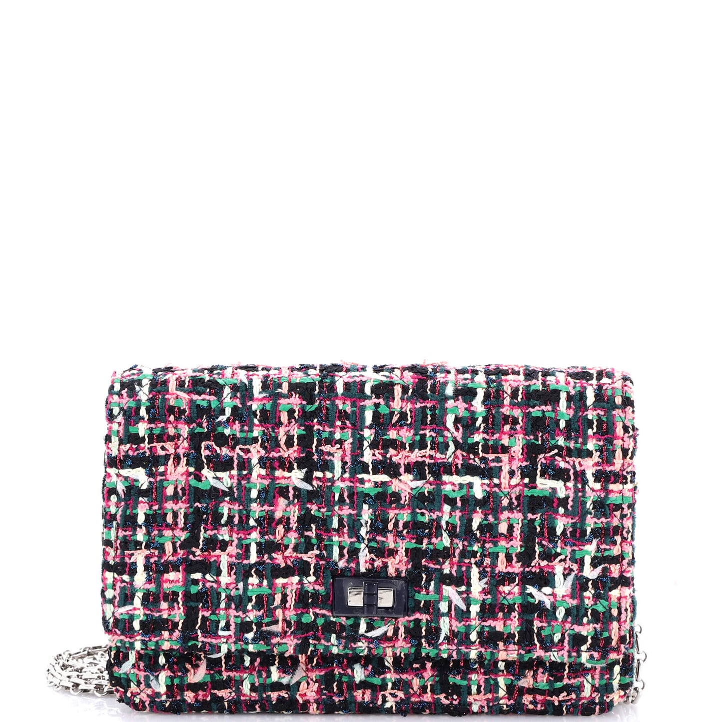 Reissue 2.55 Wallet on Chain Quilted Tweed
