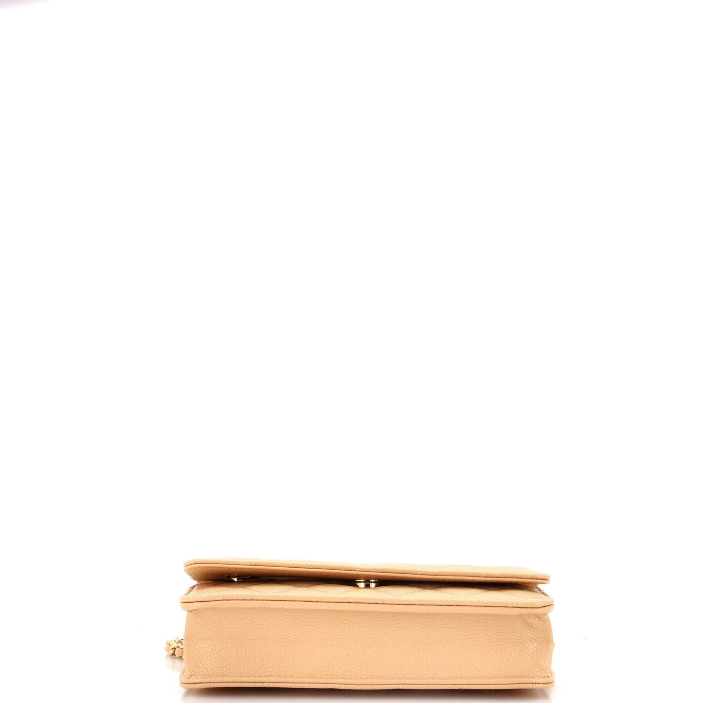 Wallet on Chain Quilted Caviar
