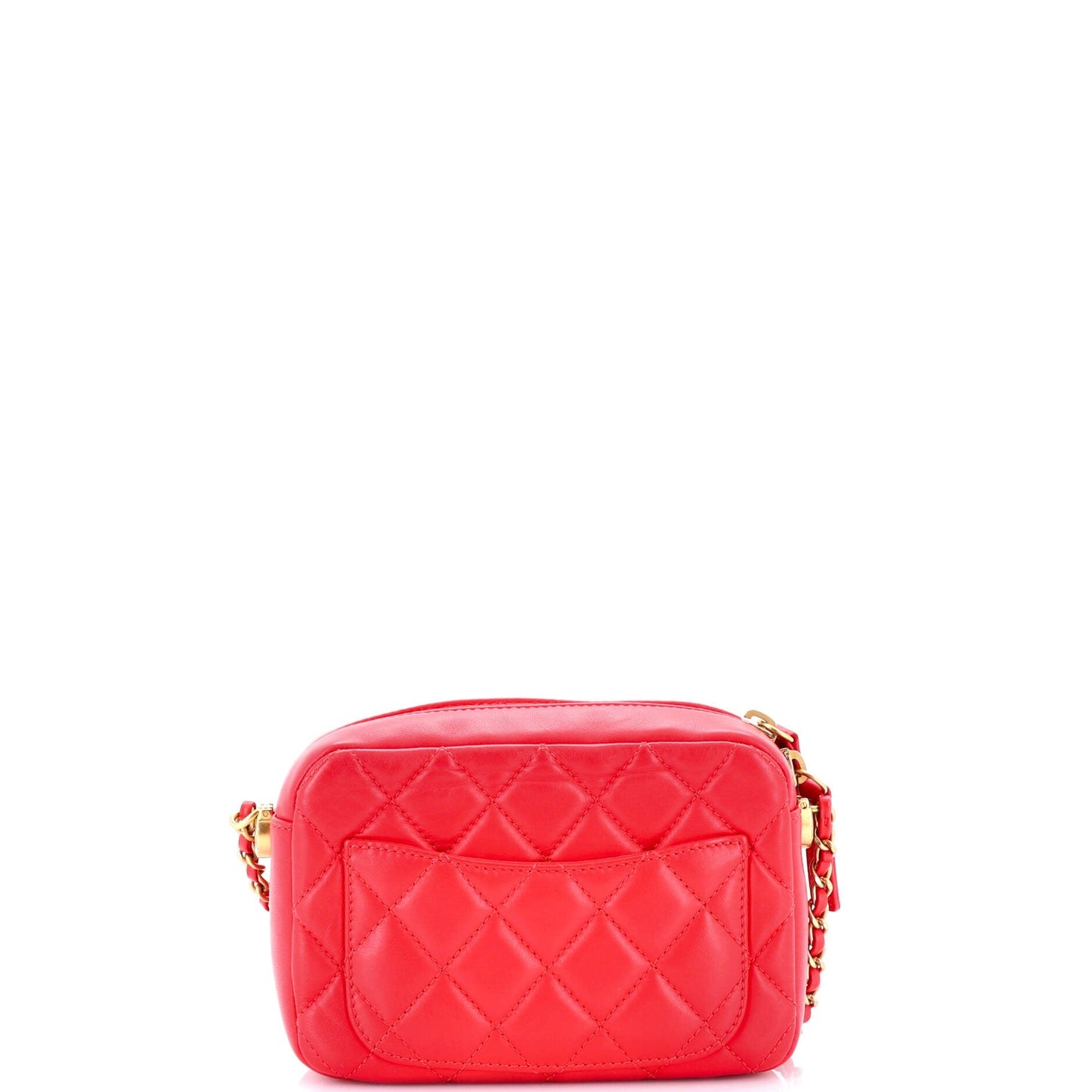 Pearl Crush Camera Case Quilted Lambskin Small