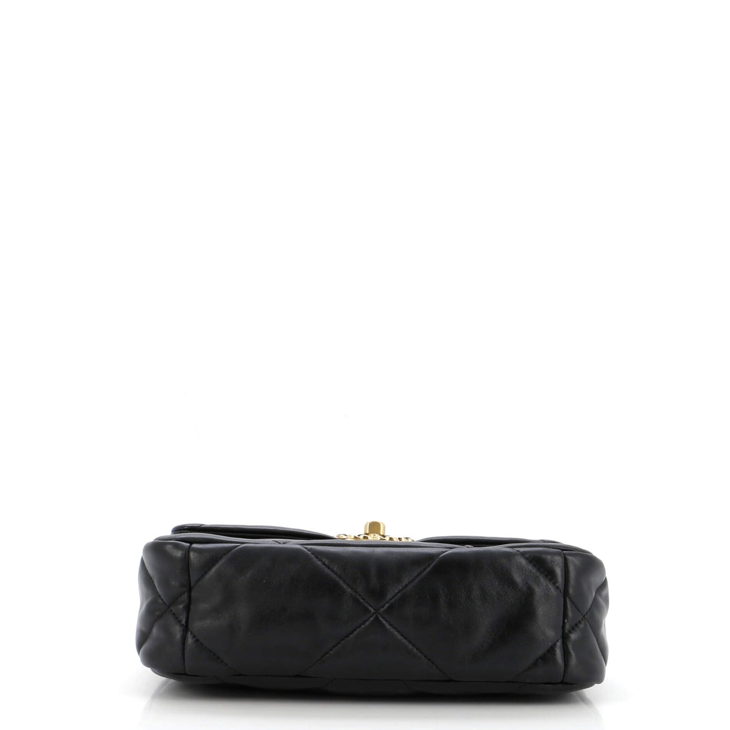 19 Flap Bag Quilted Leather Medium