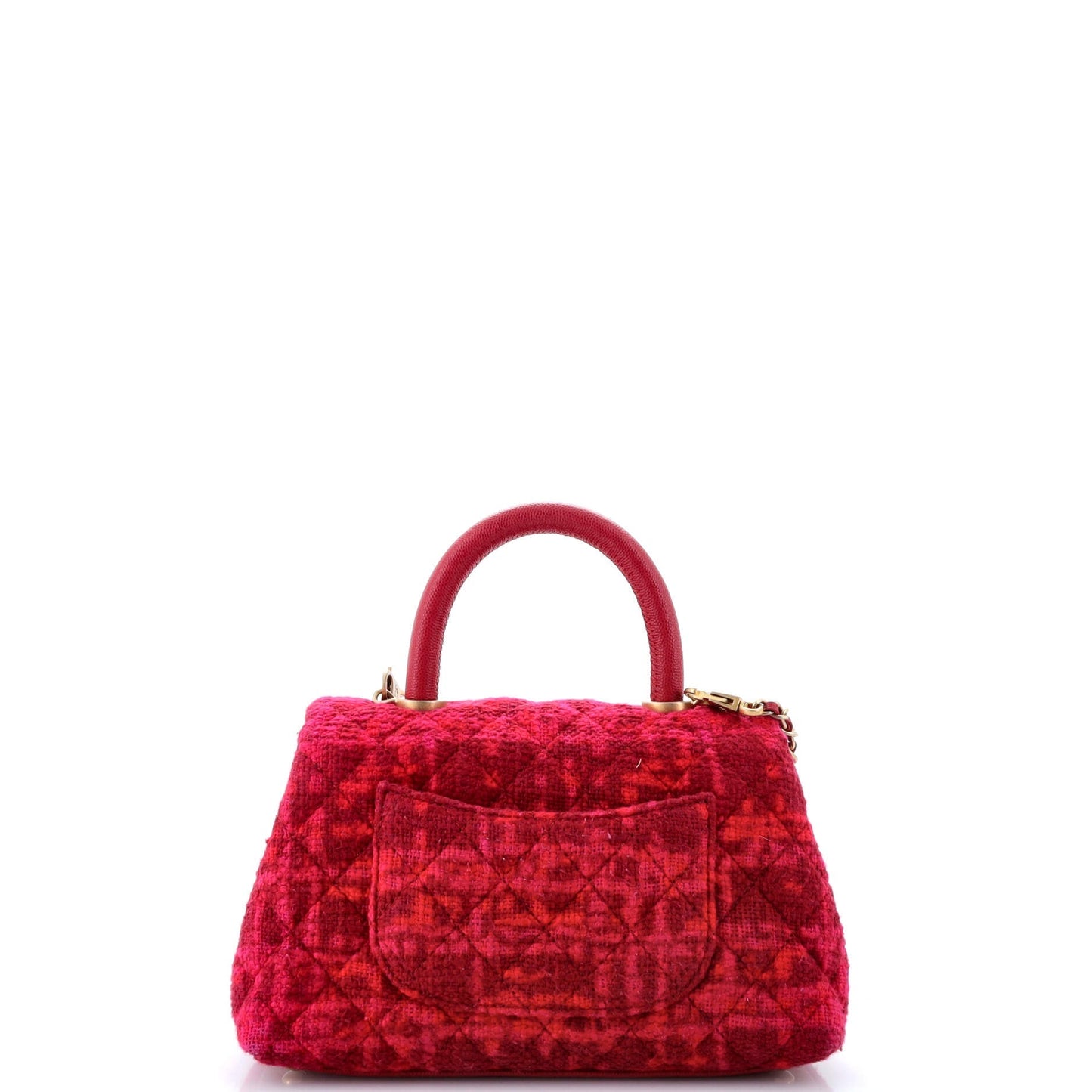 Coco Top Handle Bag Quilted Tweed Mini