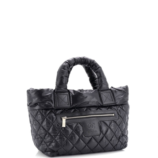 Coco Cocoon Reversible Tote Quilted Nylon Small