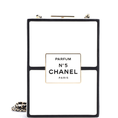 No.5 Perfume Box Evening Clutch Leather