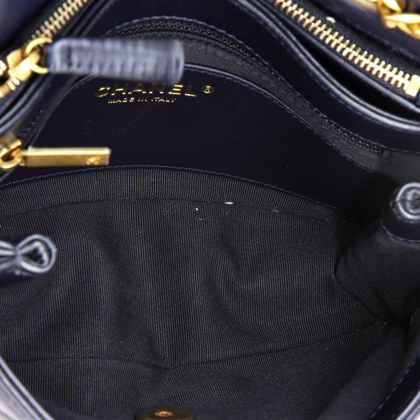 All Slide Long Flap Bag Quilted Lambskin Small