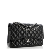 Classic Double Flap Bag Quilted Lambskin Jumbo