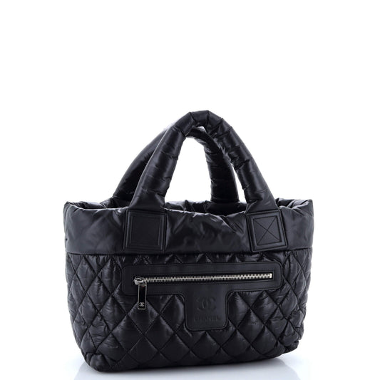 Coco Cocoon Reversible Tote Quilted Nylon Small
