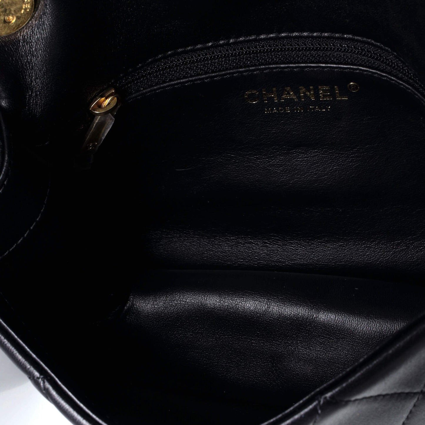 Color Match Multicolor Flap Bag Quilted Lambskin Small
