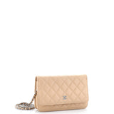 Wallet on Chain Quilted Caviar