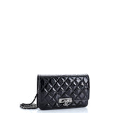 Golden Class Wallet on Chain Quilted Patent East West