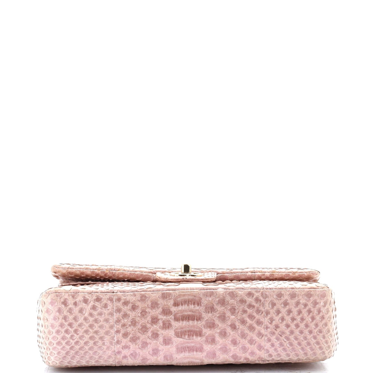 Classic Double Flap Bag Iridescent Python Medium