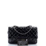 Classic Double Flap Bag Quilted Patent Medium