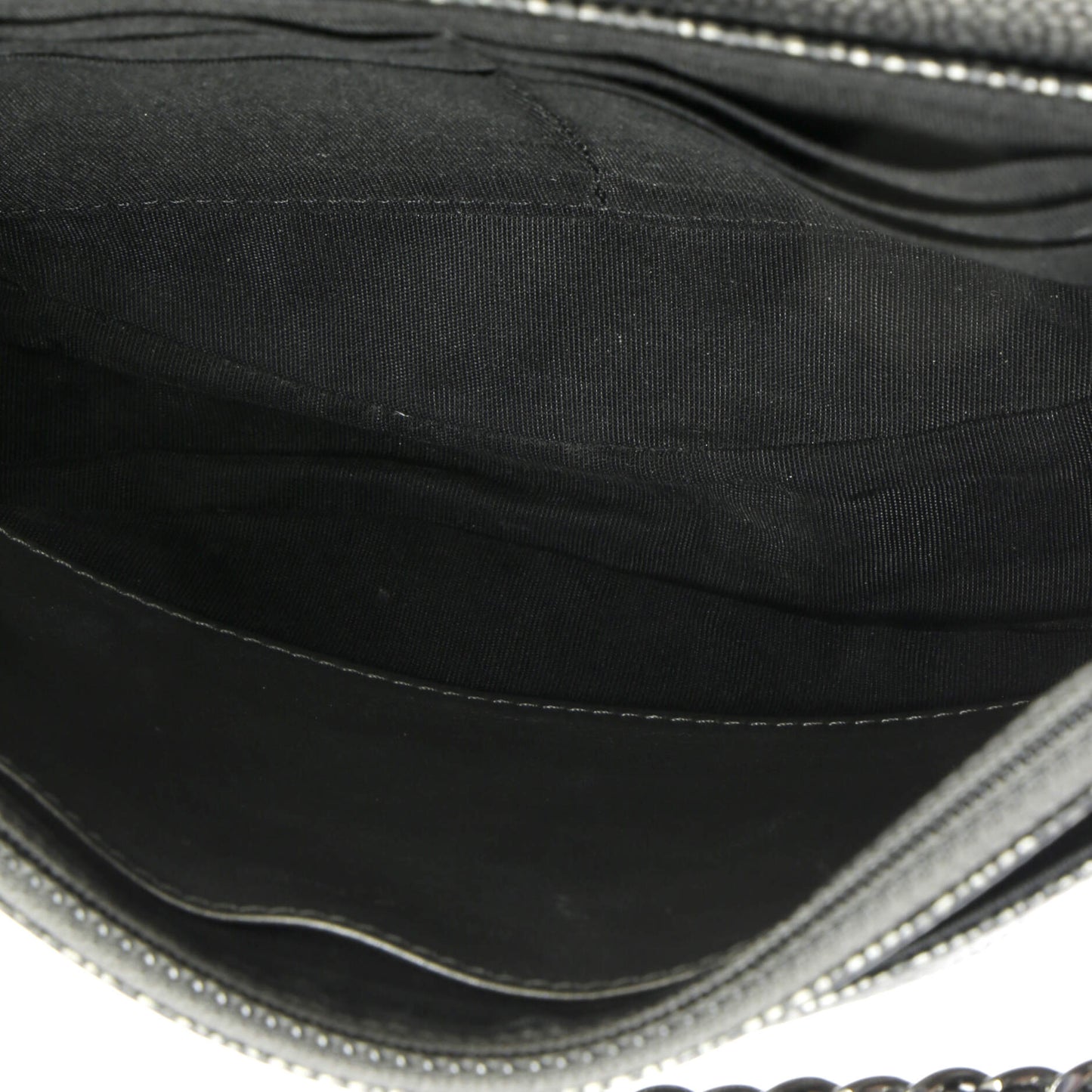 Half Moon Wallet on Chain Caviar