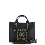 Deauville Tote Studded Caviar Small