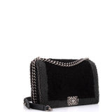 Boy Flap Bag Shearling New Medium
