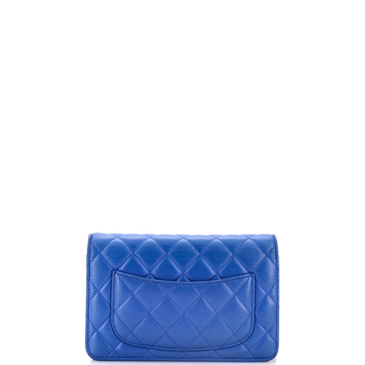 Wallet on Chain Quilted Lambskin
