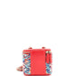 Classic Vanity Case with Chain Multicolor Embroidered Thread Mini