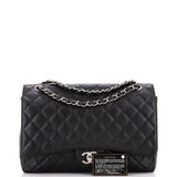 Classic Double Flap Bag Quilted Caviar Maxi