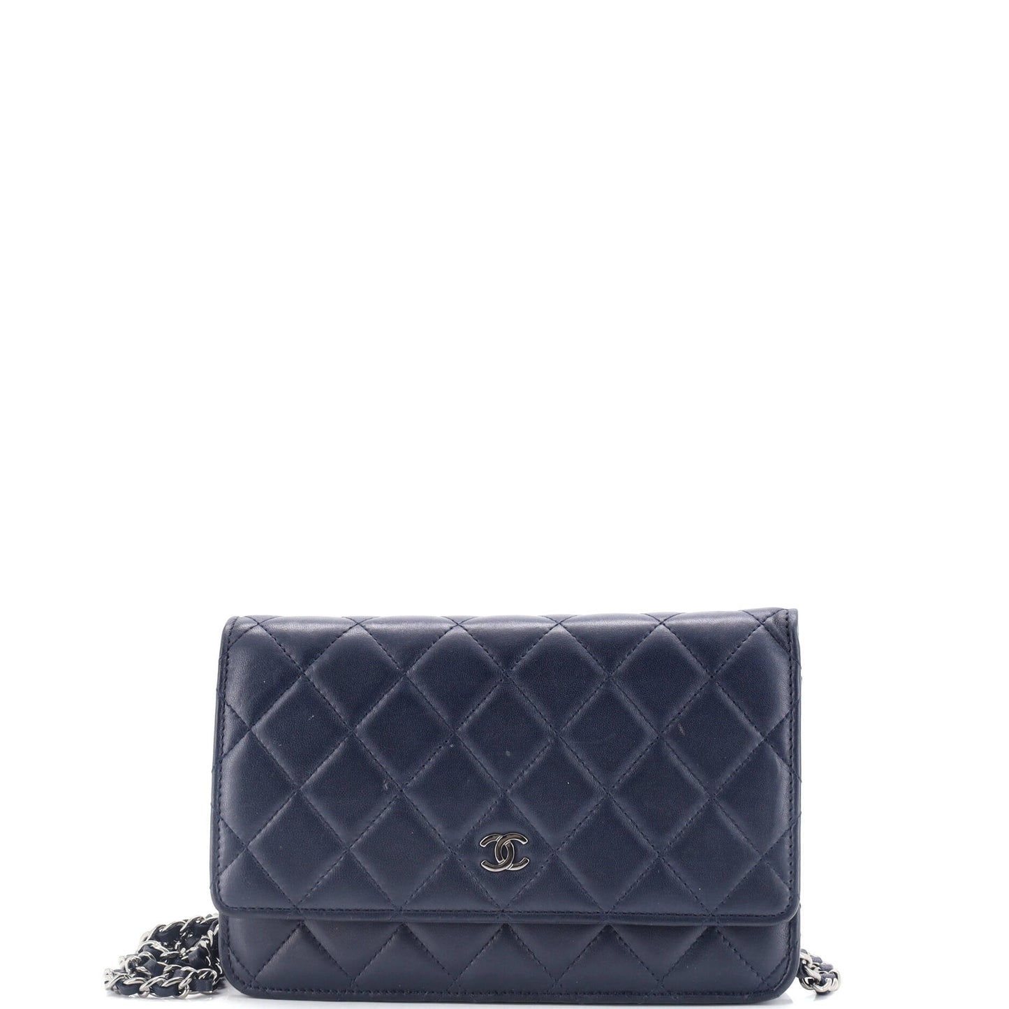Wallet on Chain Quilted Lambskin