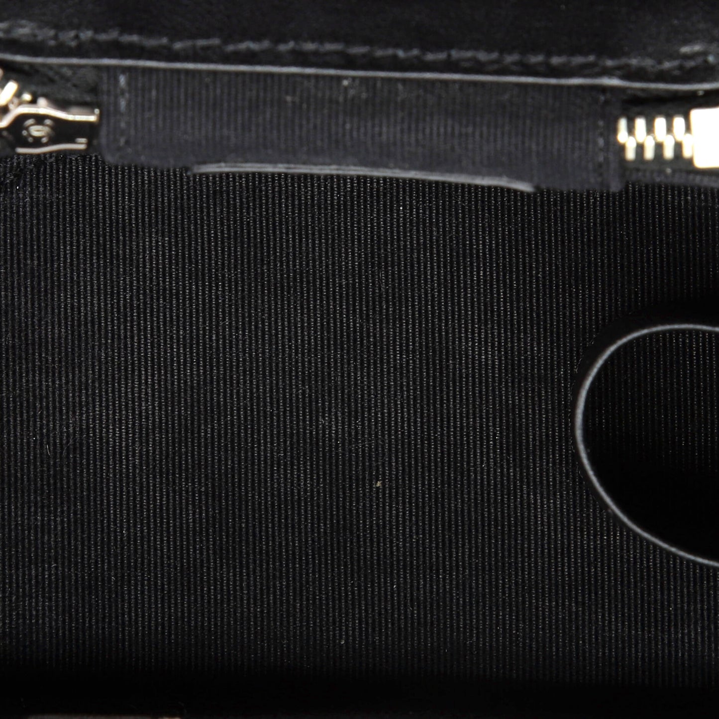 Coco Enamel Strap Vanity Case with Chain Quilted Caviar Mini