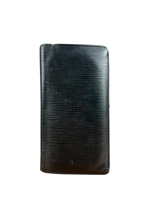 Louis Vuitton Black Epi Long Bifold Wallet