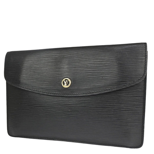 Louis Vuitton Montaigne  Leather Clutch Bag