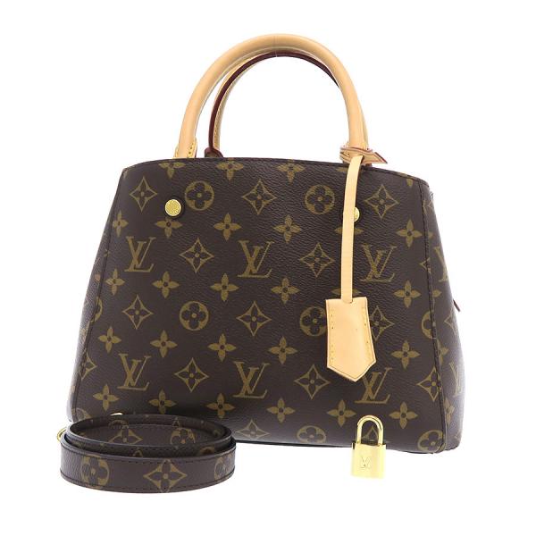 Louis Vuitton Montaigne Monogram BB  PVC Coated Canvas Tote Bag