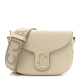 Marc Jacobs Calfskin Large The Covered J Marc Saddle Cloud White