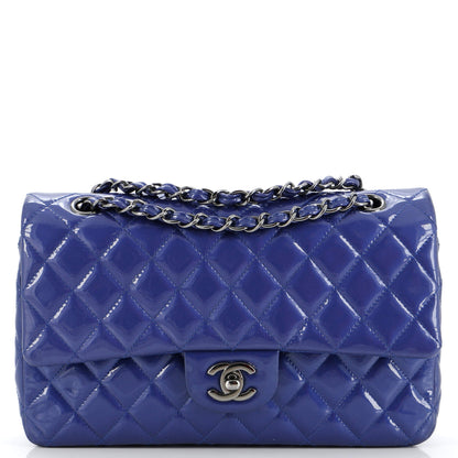 Classic Double Flap Bag Quilted Patent Medium