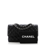 Classic Double Flap Bag Quilted Caviar Medium