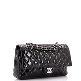 Classic Double Flap Bag Quilted Patent Medium