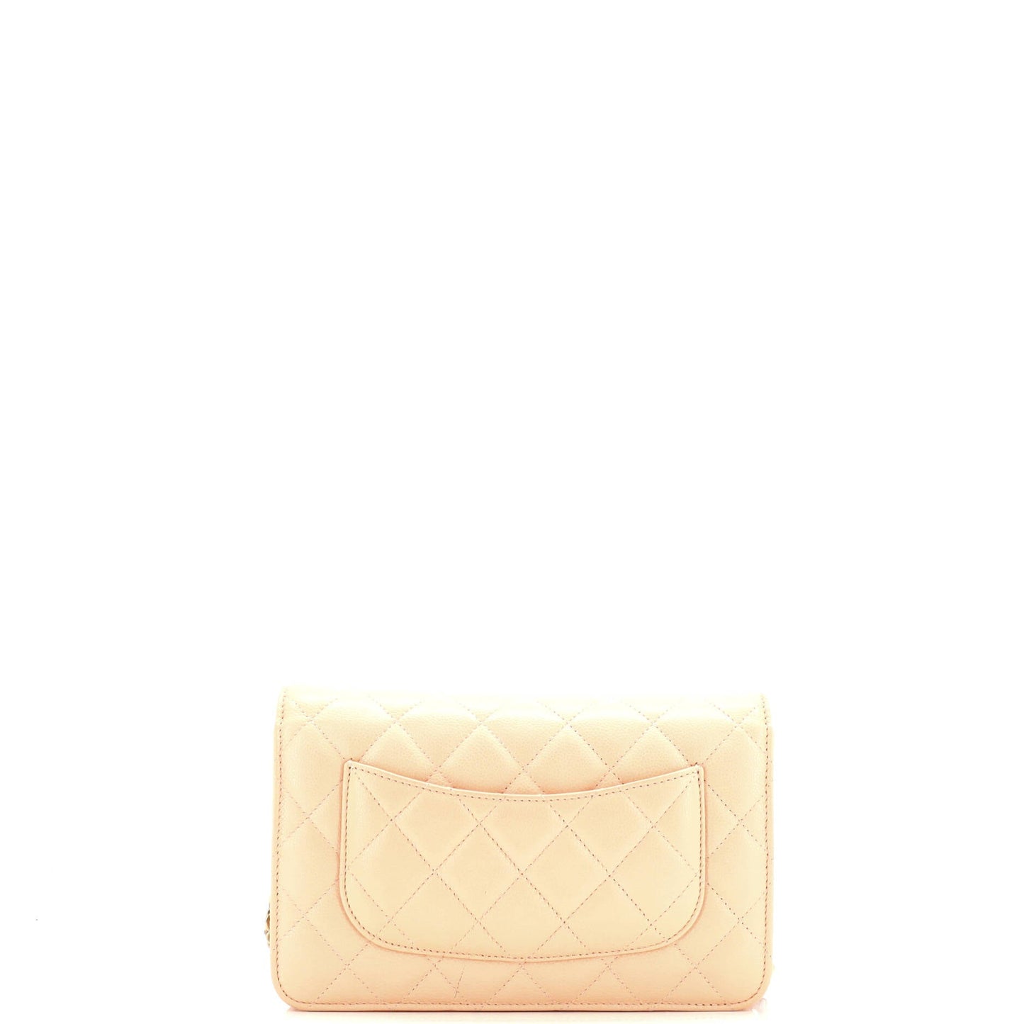 Wallet on Chain Quilted Caviar