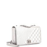 Coco Boy Flap Bag Quilted Patent Medium