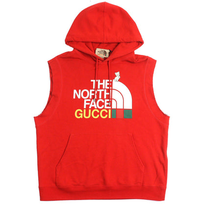 Gucci×The North Face Parker Logo Print Cotton Sleeveless Top